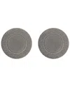 Bordallo Pinhiero Bordallo Pinheiro Set Of 2 Rua Nova 2 Charger Plates