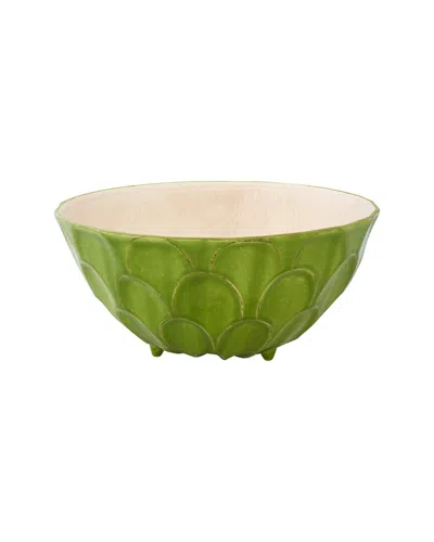 Bordallo Pinhiero Bordallo Pinheiro Tropical Fruits Annona Salad Bowl In Green