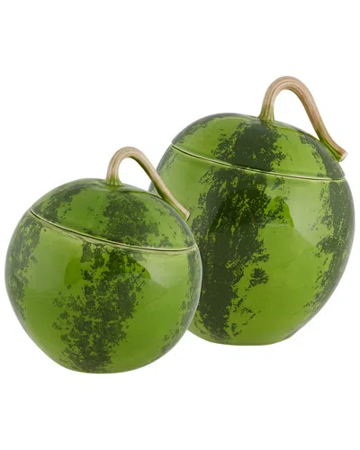 Bordallo Pinhiero Bordallo Pinheiro Watermelon Tureens In Green