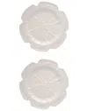 Bordallo Pinhiero Bordallo Pinheiro Set Of 2 Cabbage Charger Plates