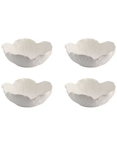 BORDALLO PINHIERO BORDALLO PINHEIRO SET OF 4 CABBAGE CEREAL BOWLS