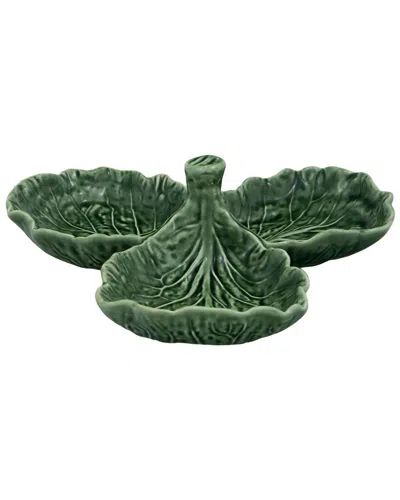 BORDALLO PINHIERO CABBAGE GREEN OLIVE DISH