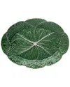 BORDALLO PINHIERO CABBAGE GREEN OVAL PLATTER