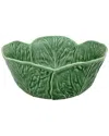 Bordallo Pinhiero Cabbage Tall Green Salad Bowl