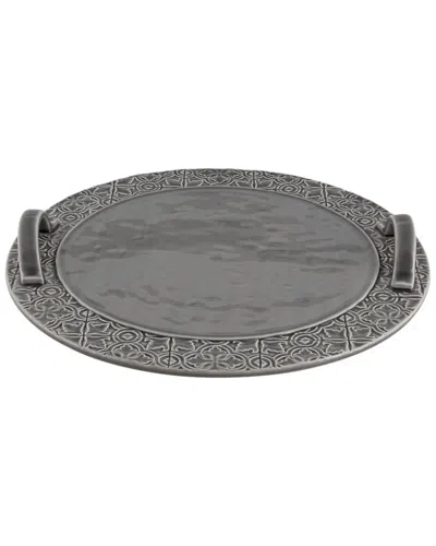Bordallo Pinhiero Rua Nova Anthracite Cheese Tray