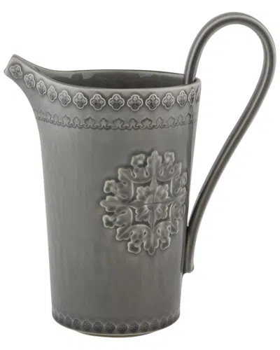 Bordallo Pinhiero Rua Nova Anthracite Pitcher In Gray