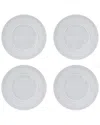 Bordallo Pinhiero Bordallo Pinheiro Set Of 4 Rua Nova Fruit Plates