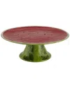 Bordallo Pinhiero Watermelon 13in Cake Stand