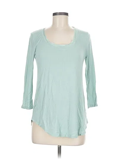 Pre-owned Bordeaux 3/4 Sleeve T-shirt In Blue