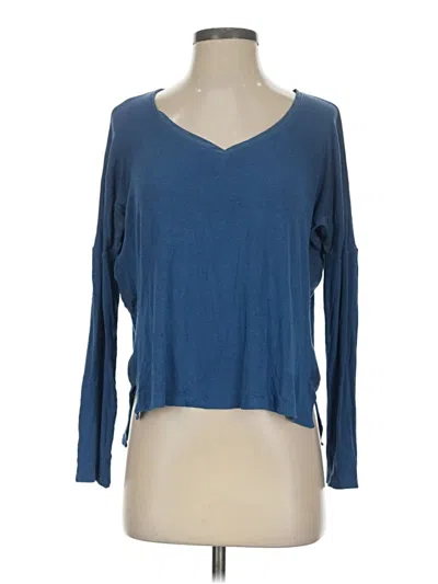 Pre-owned Bordeaux 3/4 Sleeve T-shirt In Blue