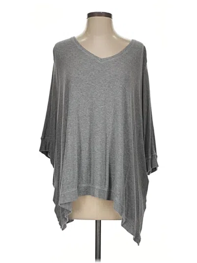 Pre-owned Bordeaux 3/4 Sleeve T-shirt In Gray