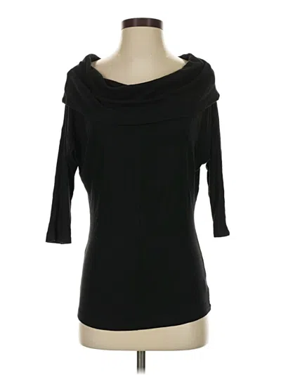 Pre-owned Bordeaux Cardigan Sweater In Black