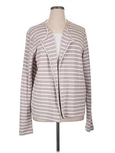 Pre-owned Bordeaux Cardigan Sweater In Gray