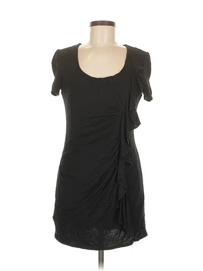 Pre-owned Bordeaux Casual Dress In Black