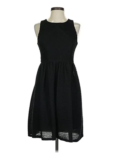 Pre-owned Bordeaux Casual Dress In Black