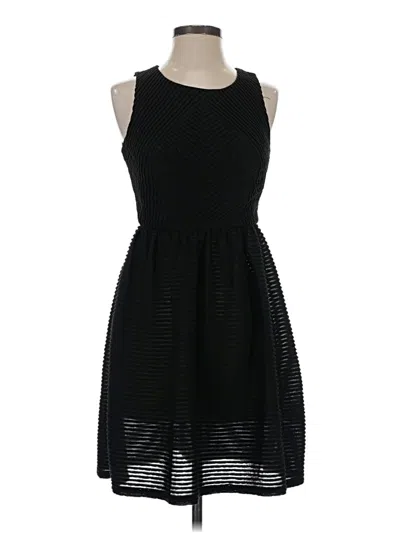 Pre-owned Bordeaux Casual Dress In Black