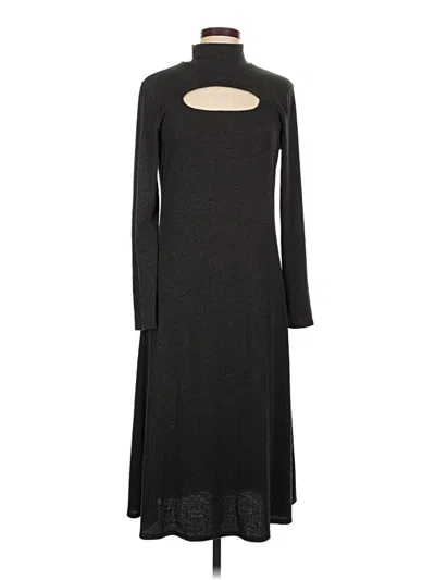 Pre-owned Bordeaux Casual Dress In Black