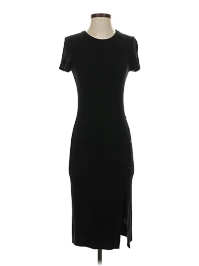 Pre-owned Bordeaux Casual Dress In Black