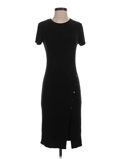 Pre-owned Bordeaux Casual Dress In Black