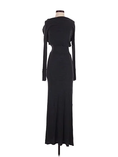 Pre-owned Bordeaux Casual Dress In Black