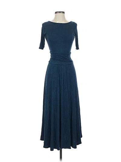 Pre-owned Bordeaux Casual Dress In Blue