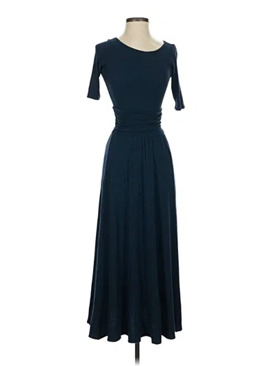 Pre-owned Bordeaux Casual Dress In Blue