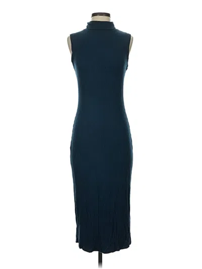 Pre-owned Bordeaux Casual Dress In Blue