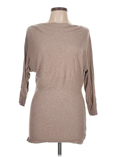Pre-owned Bordeaux Casual Dress In Brown