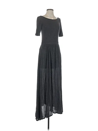 Pre-owned Bordeaux Casual Dress In Gray