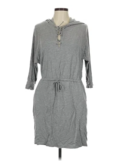 Pre-owned Bordeaux Casual Dress In Gray