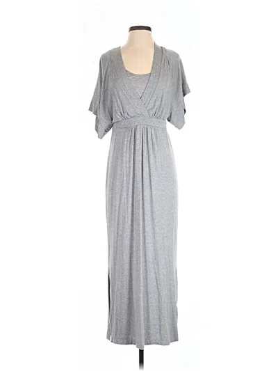 Pre-owned Bordeaux Casual Dress In Gray