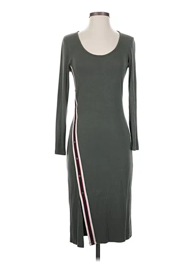 Pre-owned Bordeaux Casual Dress In Gray