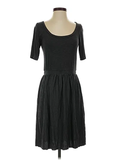 Pre-owned Bordeaux Casual Dress In Gray