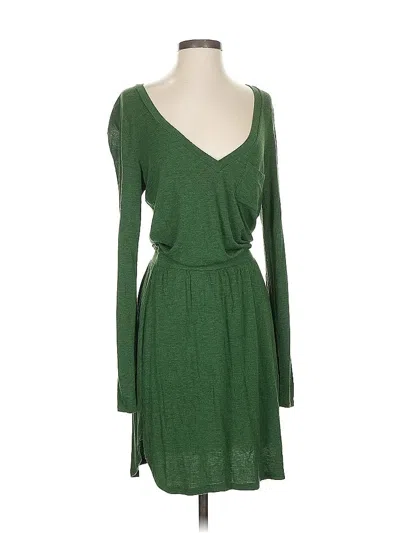 Pre-owned Bordeaux Casual Dress In Green