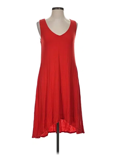 Pre-owned Bordeaux Casual Dress In Red