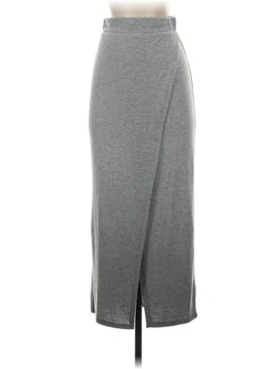 Pre-owned Bordeaux Casual Skirt In Gray