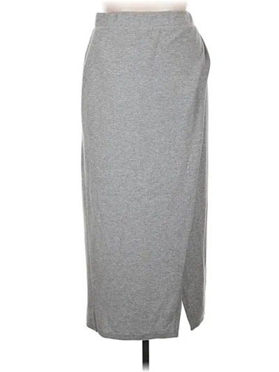 Pre-owned Bordeaux Casual Skirt In Gray