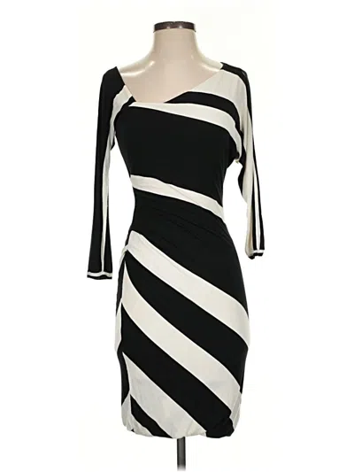 Pre-owned Bordeaux Cocktail Dress In Black