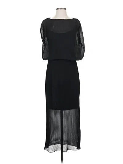 Pre-owned Bordeaux Cocktail Dress In Black