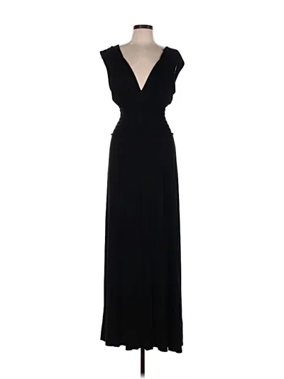 Pre-owned Bordeaux Cocktail Dress In Black