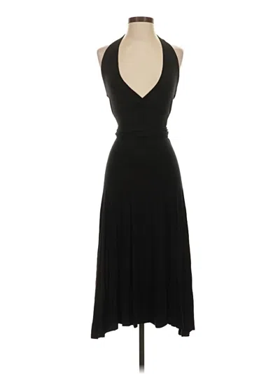 Pre-owned Bordeaux Cocktail Dress In Black