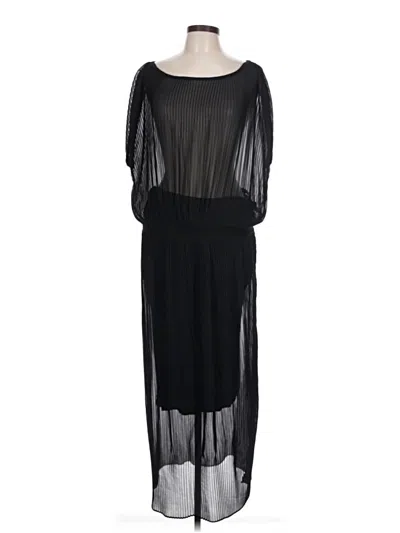Pre-owned Bordeaux Cocktail Dress In Black