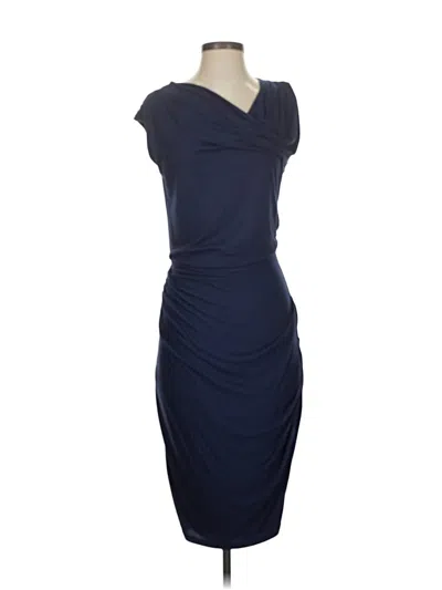 Pre-owned Bordeaux Cocktail Dress In Blue