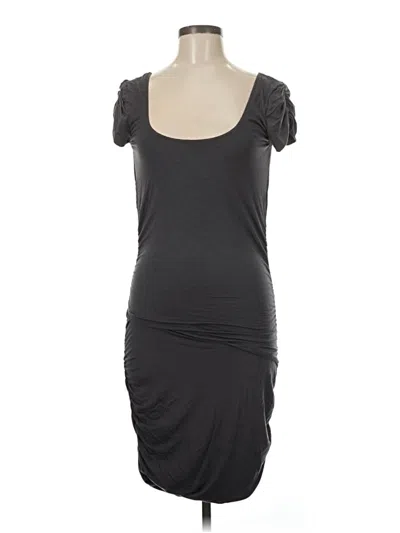 Pre-owned Bordeaux Cocktail Dress In Gray