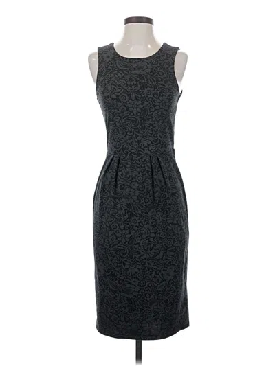 Pre-owned Bordeaux Cocktail Dress In Gray
