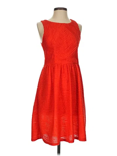 Pre-owned Bordeaux Cocktail Dress In Red