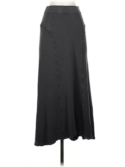Pre-owned Bordeaux Formal Skirt In Black