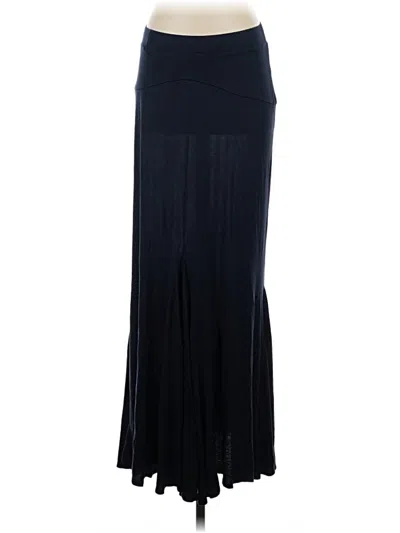 Pre-owned Bordeaux Formal Skirt In Black