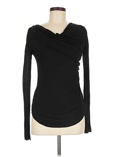 Pre-owned Bordeaux Long Sleeve T-shirt In Black