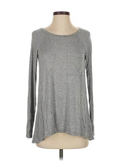 Pre-owned Bordeaux Long Sleeve T-shirt In Gray